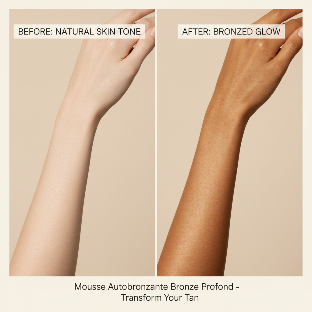 Self Tanner Mousse Accelerates Sun Tanning Deep Bronze Glow Skin Enhance Melanin Non Greasy Moisturizing Body Tanning Mousse